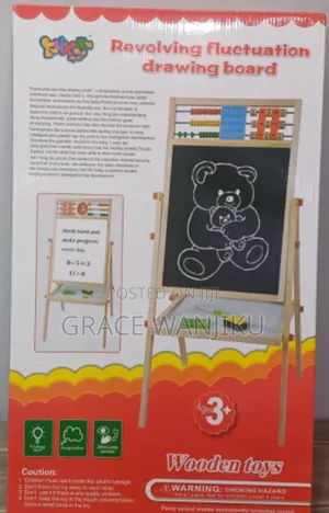 *2 in 1 Wooden Blackboard