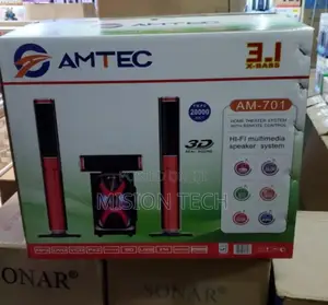 Amtec Am-701 3.1 X-Bass Home Theater System With Remote * 
