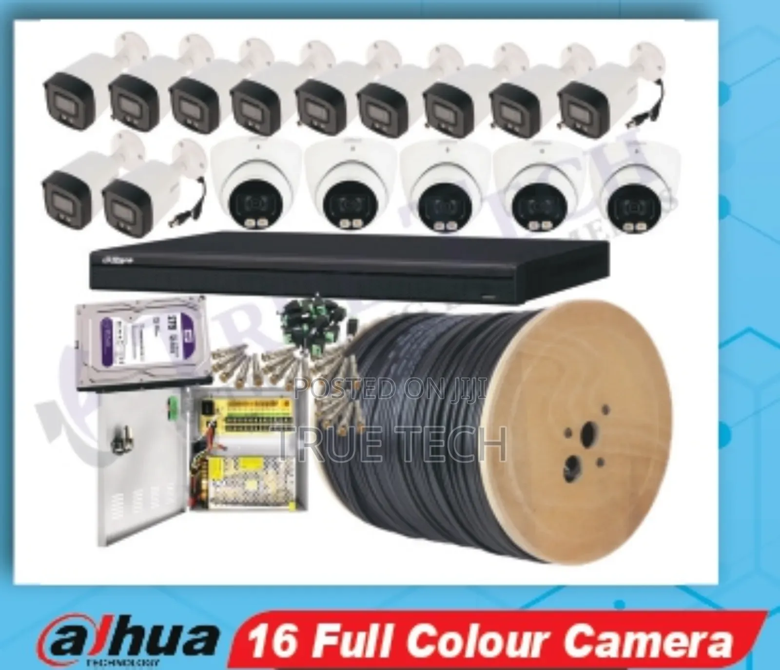 CCTV Cameras Installation 16 Cameras Ir Dahua Package