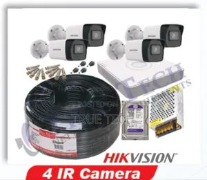 CCTV Cameras Installation 4 Cameras Ir Hikvision Package
