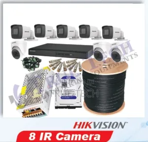 CCTV Cameras Installation 4 Cameras Ir Hikvision Package