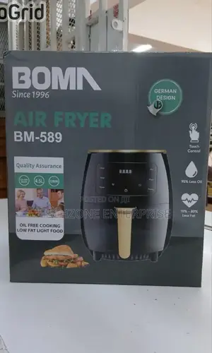 Boma (Bm-589) 4.5 Litres Air Fryer Temp Control ;