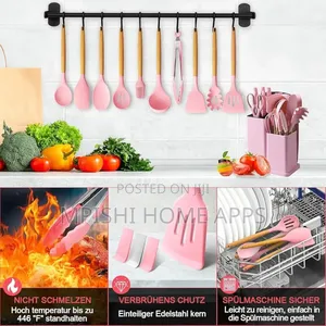 19pcs Silicone Spoon Set