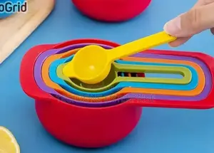 Measuring - Multicolored 6 in 1 Measuring Cups ;
