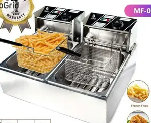 Nunix Double Tank 6l+6l Stainless Steel Double Deep Fryer