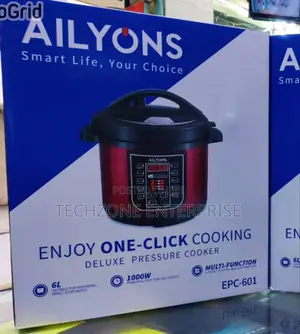Ailyons (Epc-601) 6 Litres Electric Pressure Cookers ;