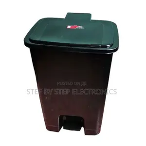 30 Litres Plastic Foot Pedal Waste Bin With Small Foot Print