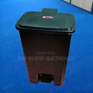 Easy Closing 30l Litres Plastic Foot Pedal Waste Bin