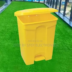Well Built Quality 30l Litres Plastic Foot Pedal Waste Bin