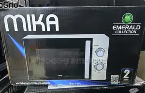 White 20 Litres Mika Manual Microwave 700 Watts ;