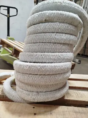 Ceramic Fiber Square Rope–32mmx32mm Diameter–Non-Asbestos