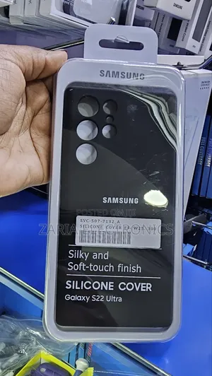 S23 Ultra Silicone Cover Black