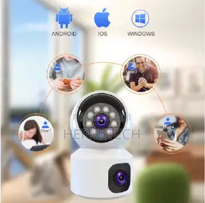 Dual-Band 2mp Indoor Dual-Lens PTZ Wifi Camera
