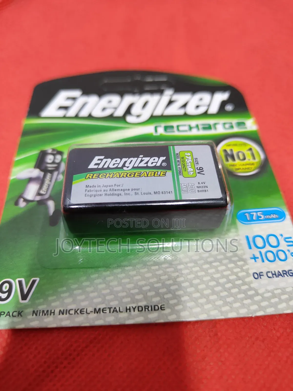 Rechargeable 9v Battery.