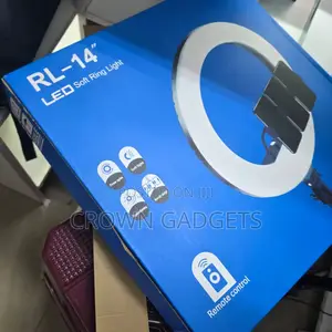 Rl-14" Led Ring Light With Stand – Dimmable Soft Glow