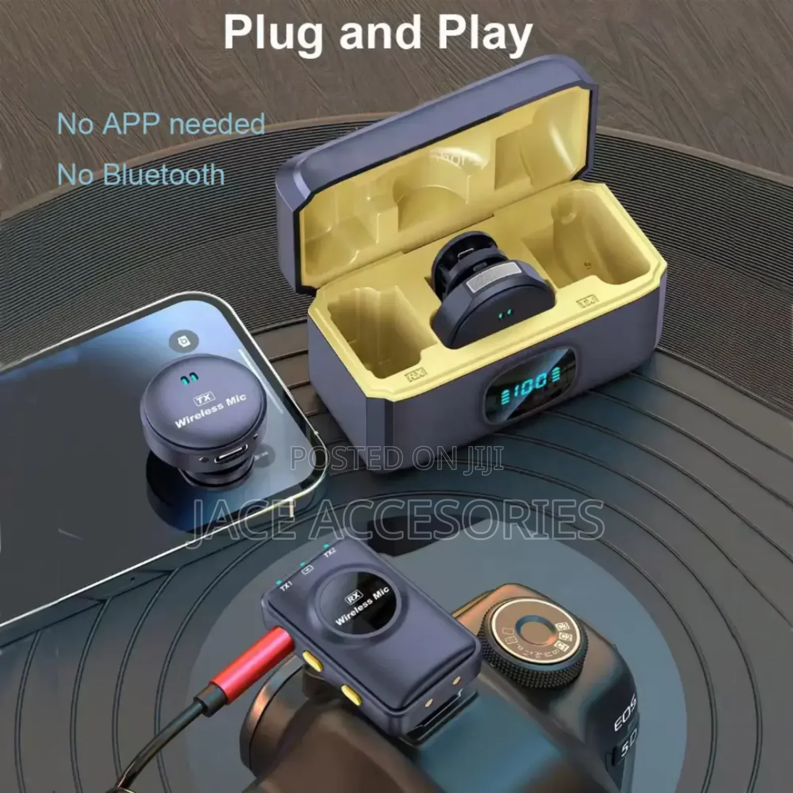 Wireless Coin Microphone Interview