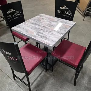 Restaurant Dining Set Customised Modern Square Table Chairs.