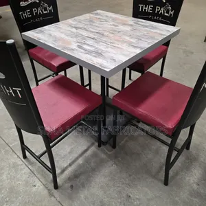 Restaurant Dining Set Customised Modern Square Table Chairs.