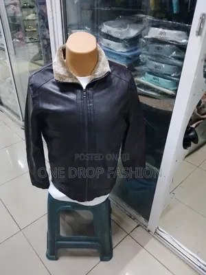 Chocolate Brown Leather Coats Sizes M-2xl