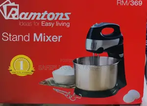 Stand Mixer ( Ramtons) 4.3litres, 5 Speed + Turbo