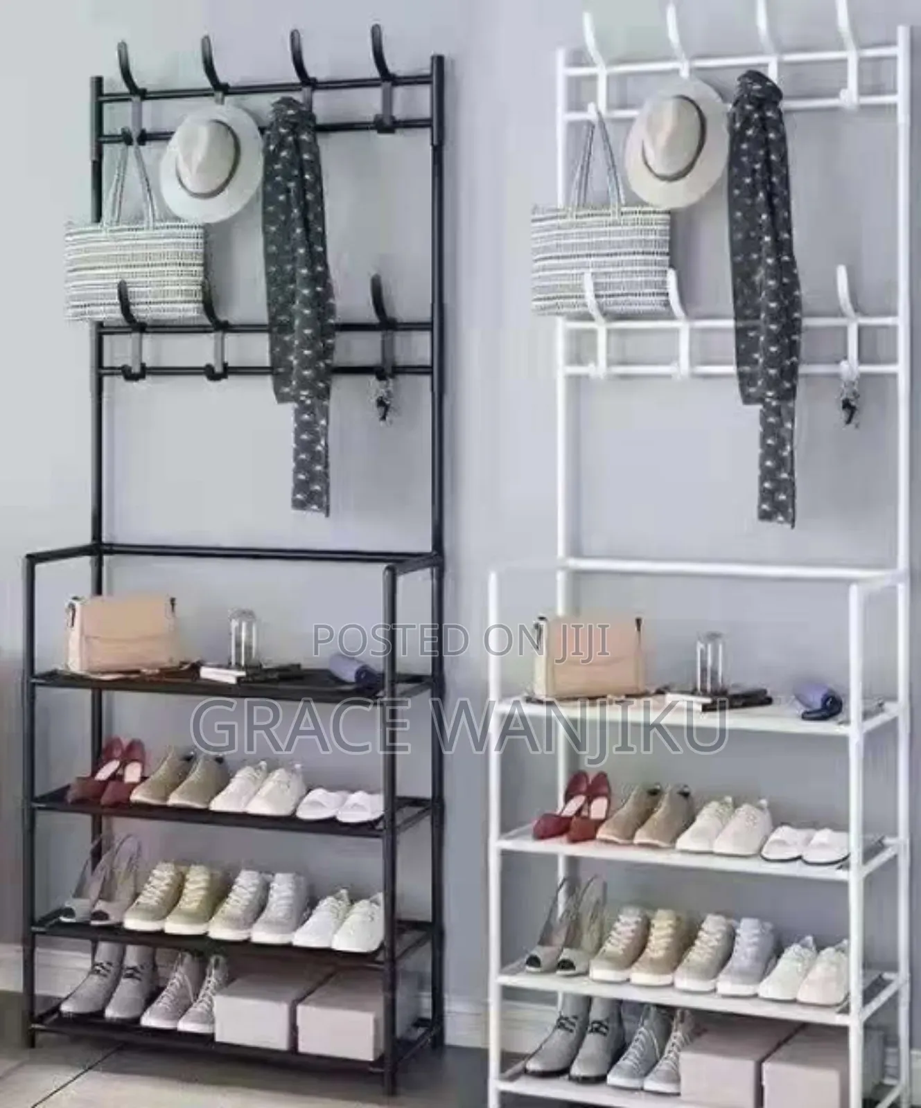 High Strong Metallic 5 Layermultipurpose Shoe Rack,