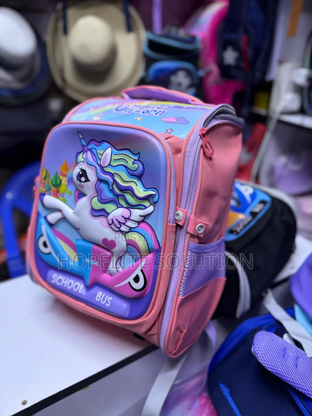 Cartoon Themed Box Bag