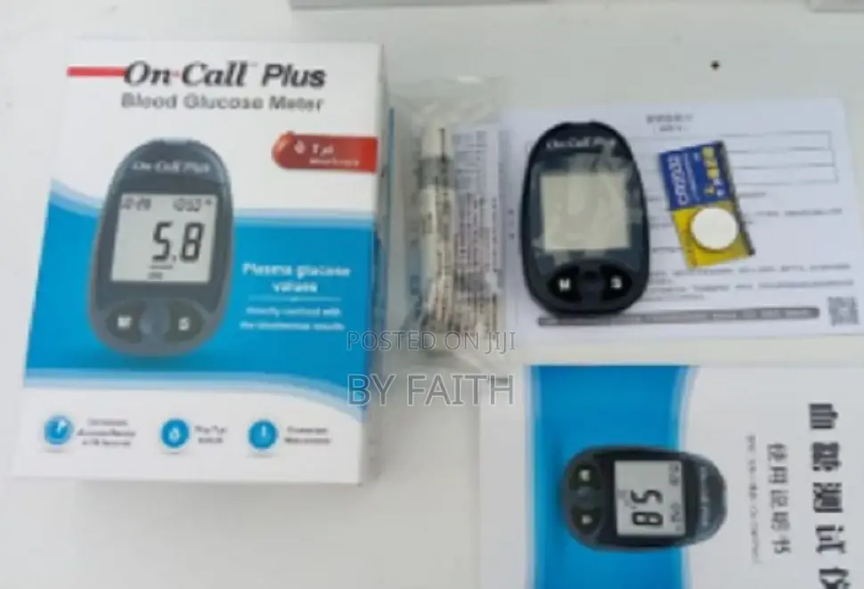 On Call Plus Machine/ Blood Glucose Meter\]-=-=-