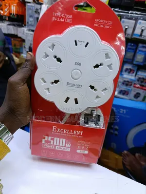 High Quality 2500w Excellent Power Socket Extension