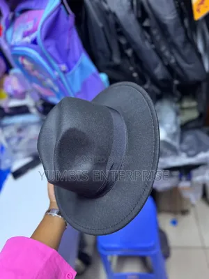 Black Colors Fedora Hat