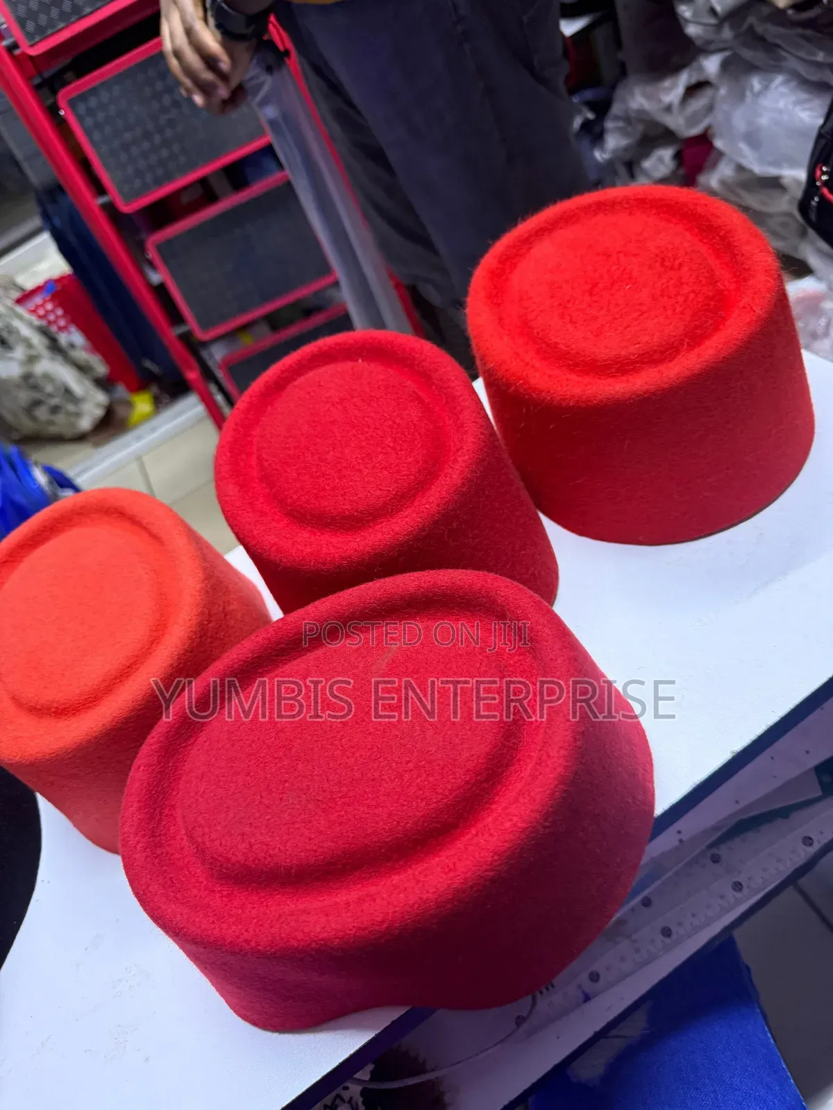 Red Shades of Oga Hat Each