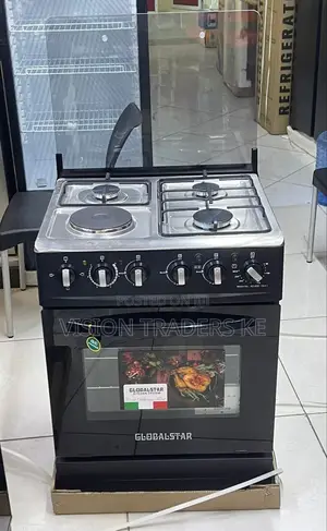 Globalstar 600*600mm 3g+1e Standing Cooker, Electric Oven