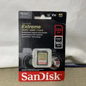 Sandisk 256gb Extreme Sd Card Up to 180mb/S 256gb Extreme