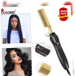 Electric Hot Comb Hair Straightener
