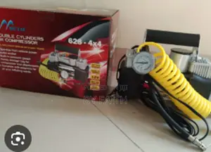Dual Cylinder Electric Portable Air Compressor Tire Inflator