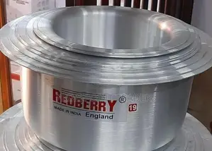 Aluminium Stainless Redberry Sufuria Cookware 8pcs