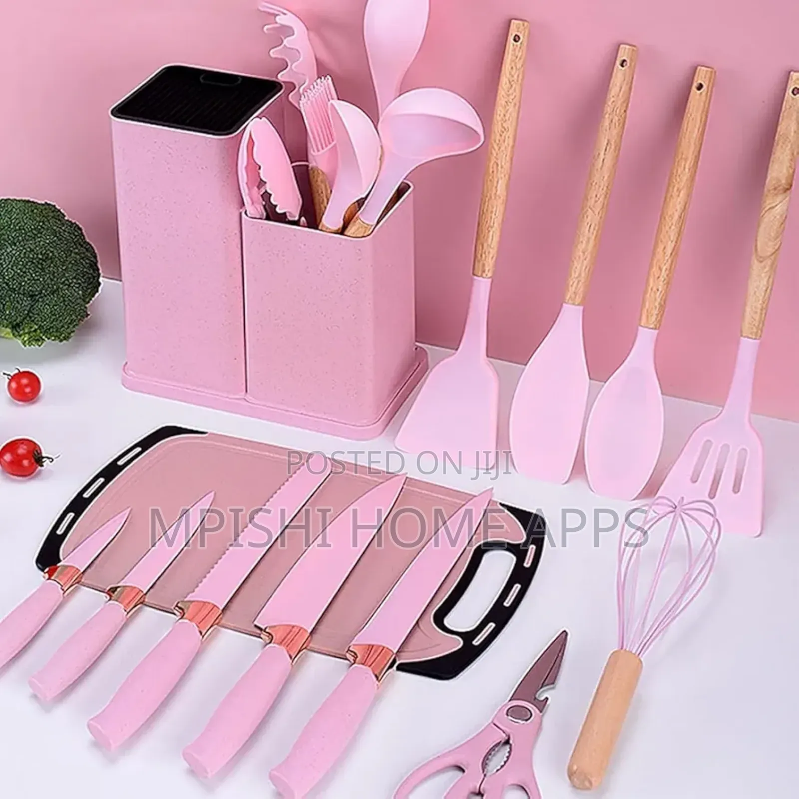 19pcs Silicone Spoon Set