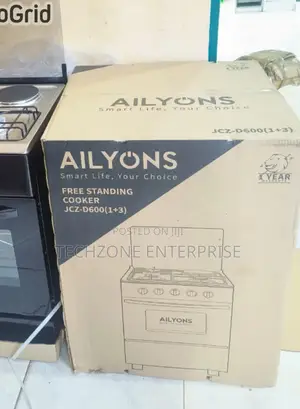 Ailyons (Jcz-D600) 60×60cm 3~Gas+1~Electric Gas Cooker