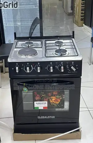 Globalstar 60*60cm 3g+1e Free Standing Cooker - Black ;