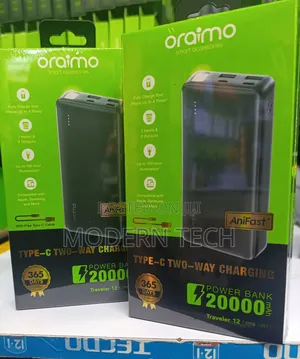 Oraimo 20000mah 12w Power Bank