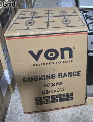 Von 50*50cm Cooker 3gas +1electric Vcf503131nfy Enamel Grey,