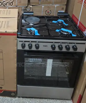Von 60*60cm 3g+1e Thick Enamel Inox Cooker Electric Oven