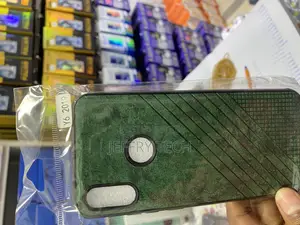 Kawes Leather Back Cover Compatible With Huawei Y6 (2019)
