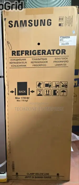 Samsung Rt26har2dsa Double Door Fridge – 203 Litres Silver 