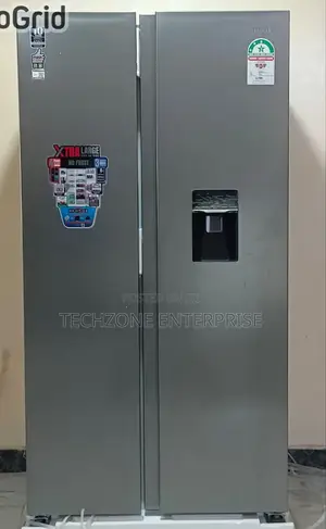 Mika Fridge, 595 Litres 2 Door Side by Side No Frost ;