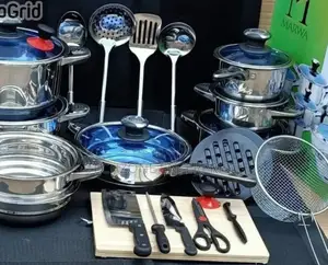 Marwa German Life 30pcs Heavy Duty Stainless Cookware Set 