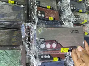 Shrecvk Tecno Camon 40 Leather Case With Silicone Bumper