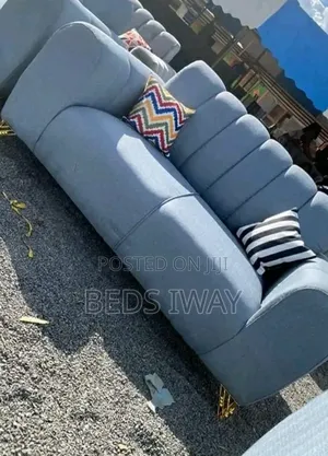 Ash Gray Couch With Spring Cushion 3seater