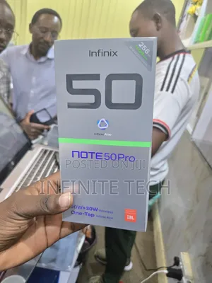 New Infinix Note 50 Pro 4G 256 GB Black