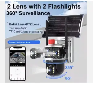 V380 Pro 3 Lens Outdoor Waterproof Security Camera Wireless