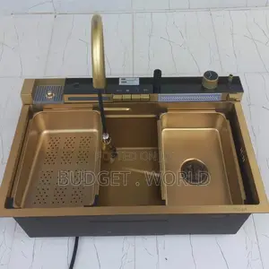 New Gold High Quality Multifunction Modern Smart Sink